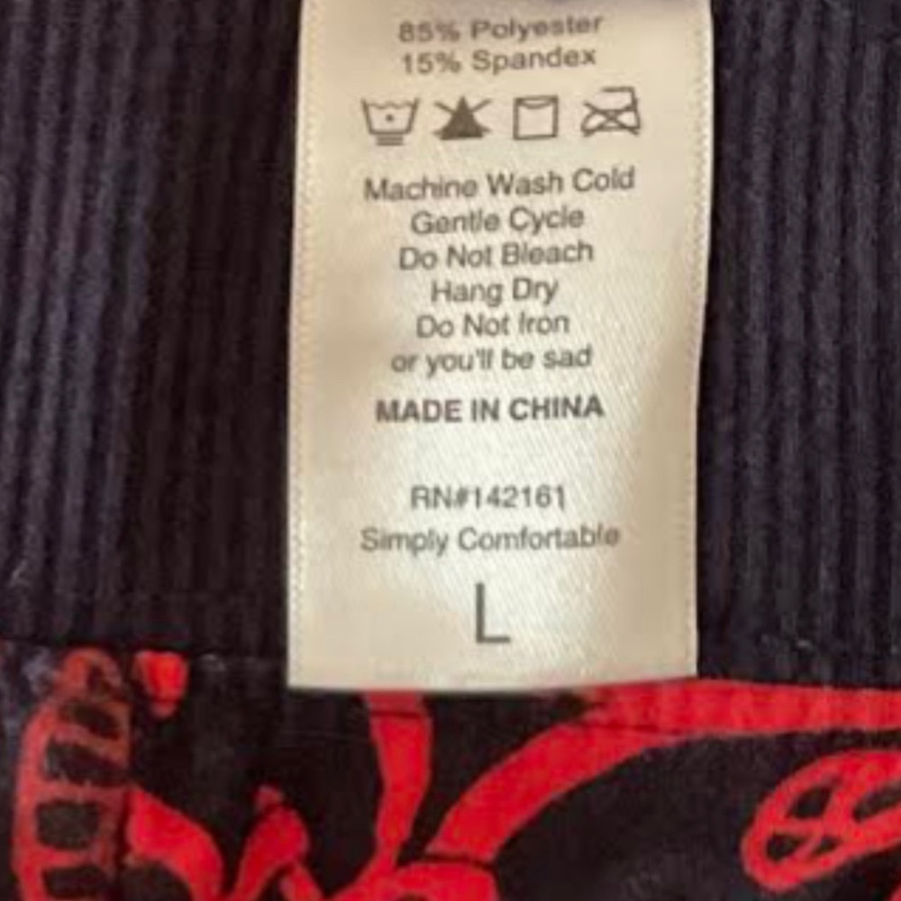 LuLaRoe Dream Collection Carol PJ Shorts w/ Pockets Size Large - Picture 6 of 7